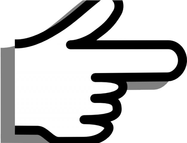 Hand Pointing Cartoon Png Clipart (640x480), Png Download