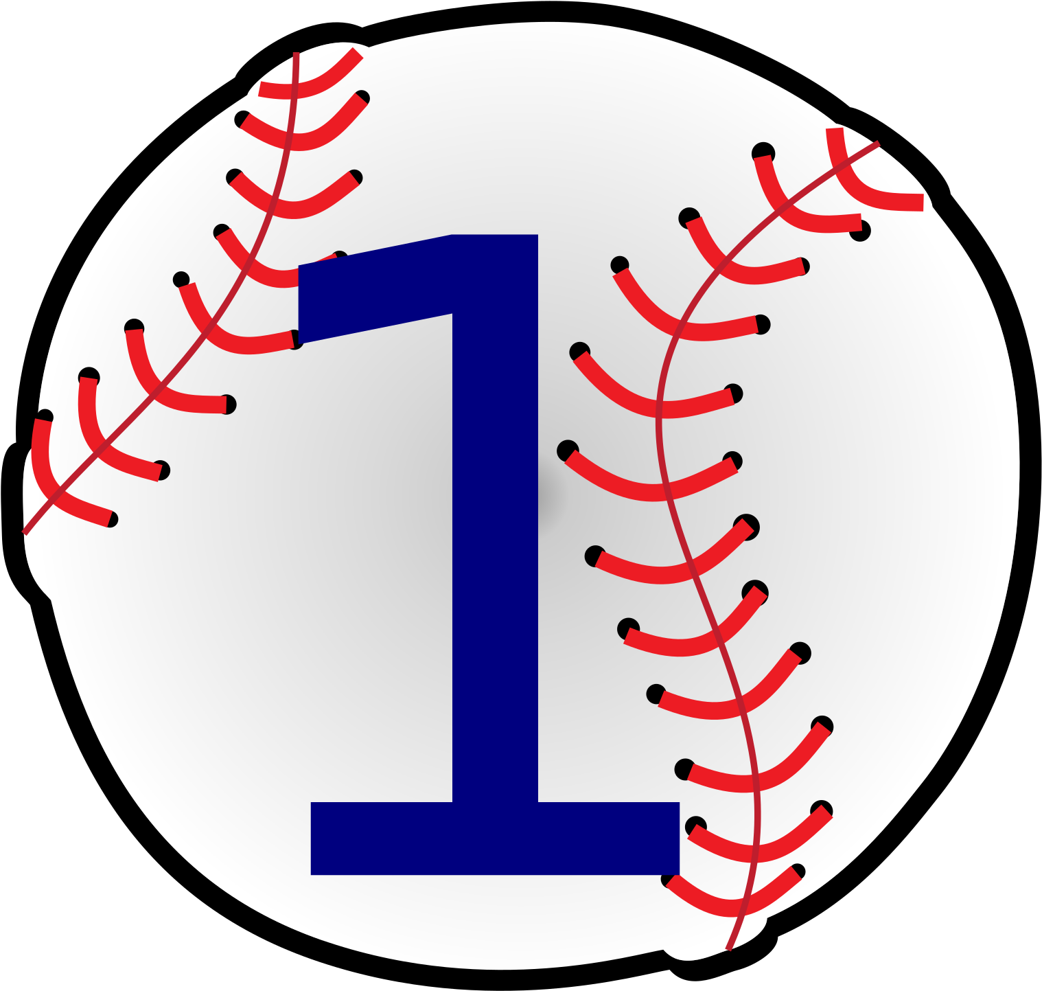 Baseball Player Svg Clip Arts - Port - Png Download (1024x1024), Png Download