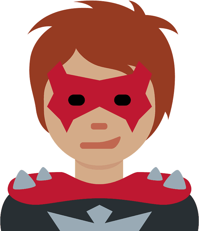 Supervillain Emoji Clipart - Supervillain - Png Download (800x800), Png Download