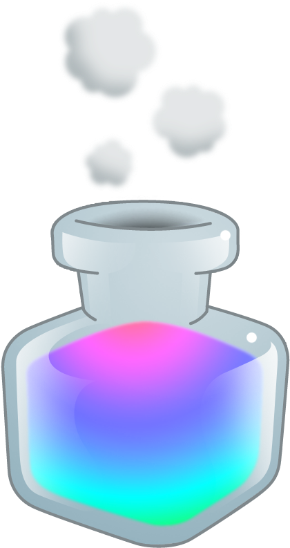 Magic Potion Png - Potion Clipart Transparent Png (517x840), Png Download