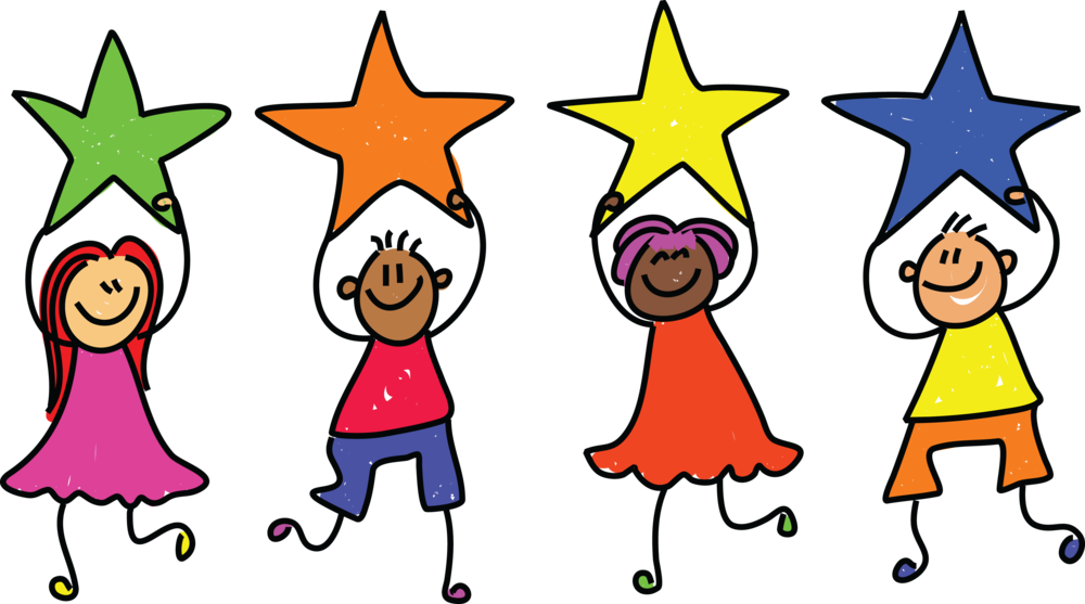 Clipart Stars Kid, Clipart Stars Kid Transparent Free - Achievement Clipart - Png Download (1000x557), Png Download