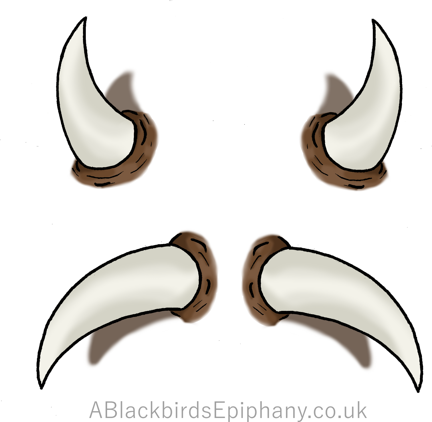 Horn Slenderman Tentacle Skull - Ear Trumpet Clipart (1600x1553), Png Download