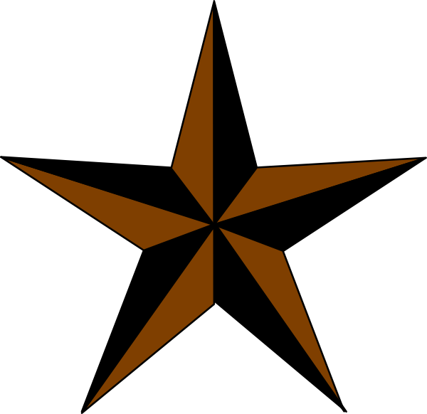 Texas Star Clipart - Png Download (600x582), Png Download