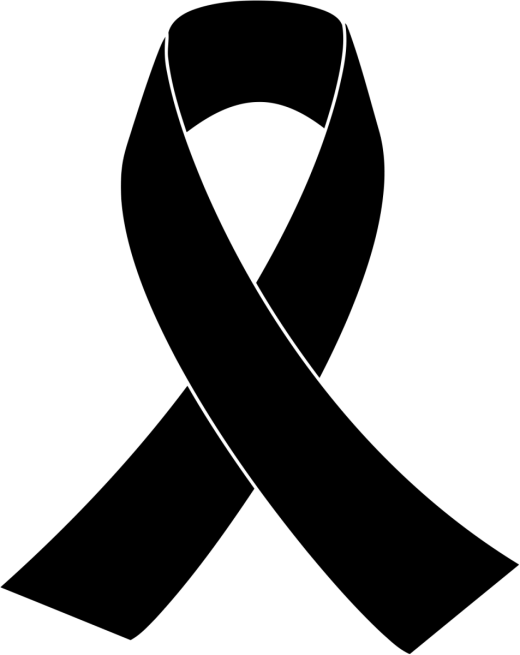 Free Black Ribbon Vector Clipart (520x655), Png Download