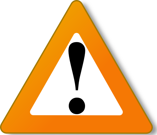 Caution Clipart Blank Caution Sign - Hazard Clipart - Png Download (600x517), Png Download