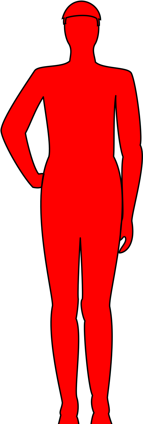 Standing Clipart (1600x1600), Png Download