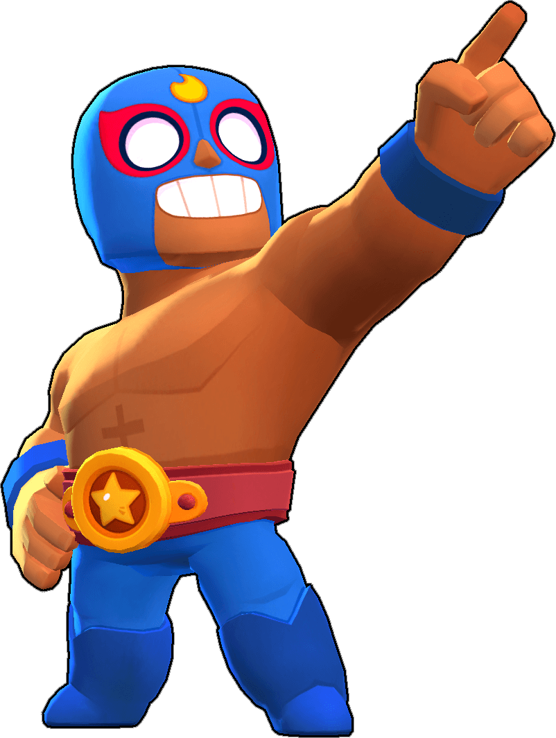 Brawl Stars Wiki - El Primo Brawl Stars Clipart (802x1065), Png Download