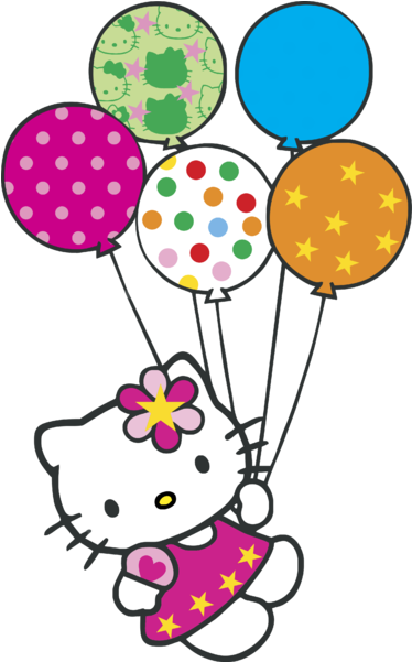Birthday Hello Kitty Png Clipart (800x600), Png Download