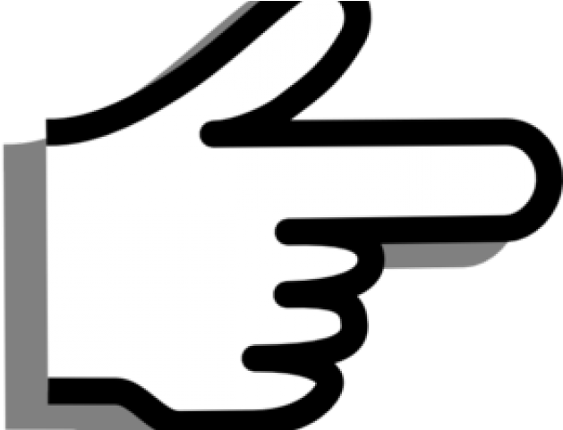 Hand Pointing Cartoon Png Clipart (640x480), Png Download