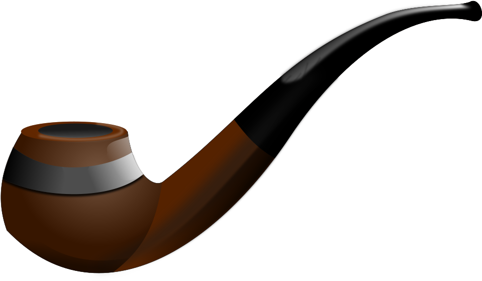 Pipe - Tobacco Pipe Clipart - Png Download (1000x618), Png Download