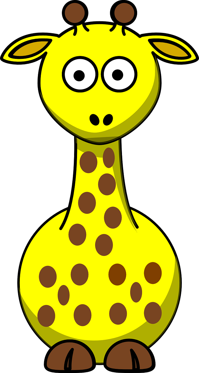 Fun Facts For Kids About Giraffes Clipart (682x1280), Png Download