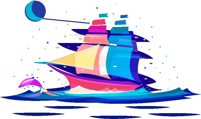 Collection Of Free Ship Drawing Color Download On Ui - Colored Yacht Ship Clipart - Png Download (800x600), Png Download