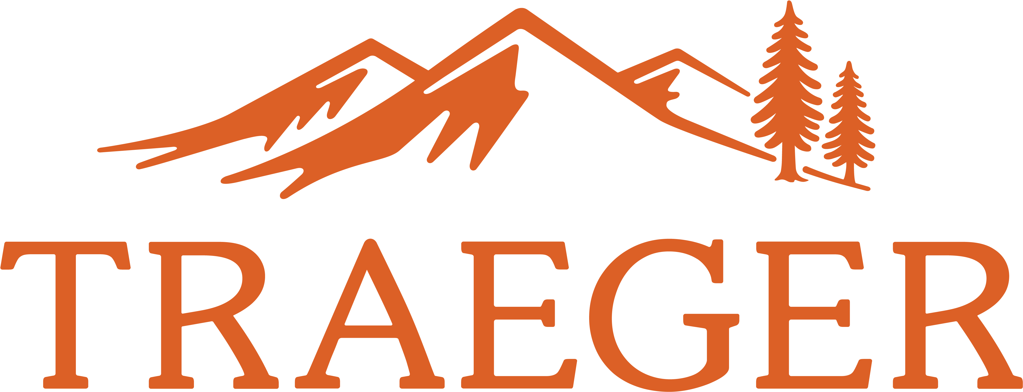 Traeger Grills Logo Png Clipart (4388x1801), Png Download
