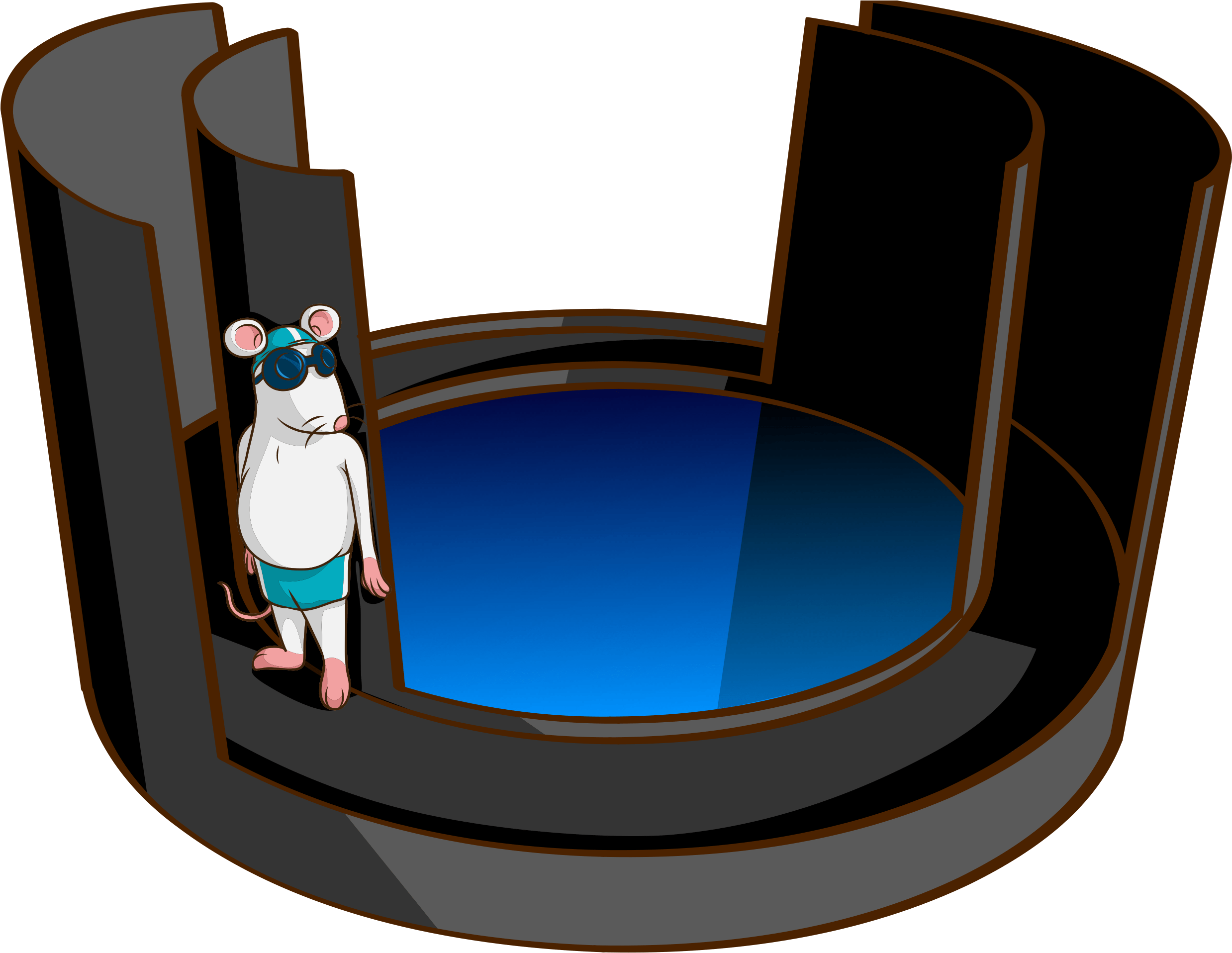 Water Associated Zero Maze Clipart (2506x1939), Png Download