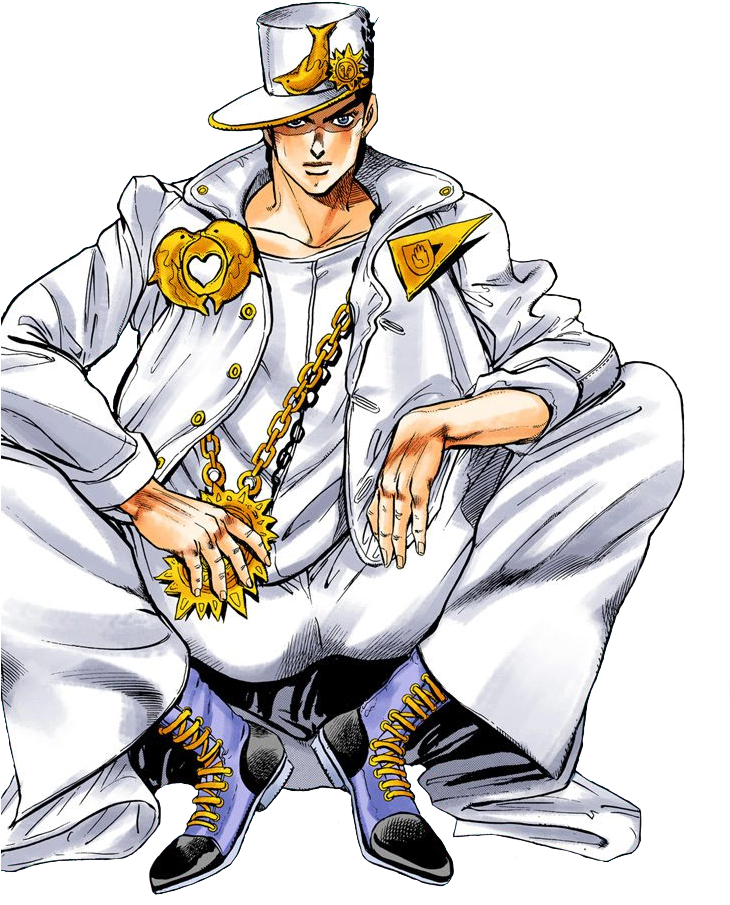 Jotaro Kujo And Josuke Higashikata Clipart (729x925), Png Download