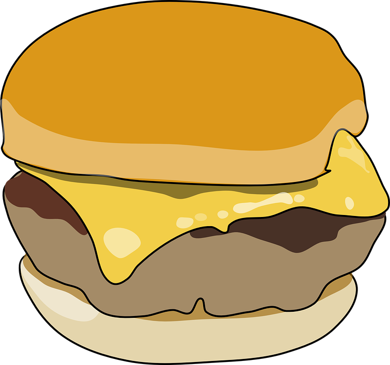 Burger Clipart Transparent Background - Breakfast Sandwich Clipart - Png Download (770x720), Png Download