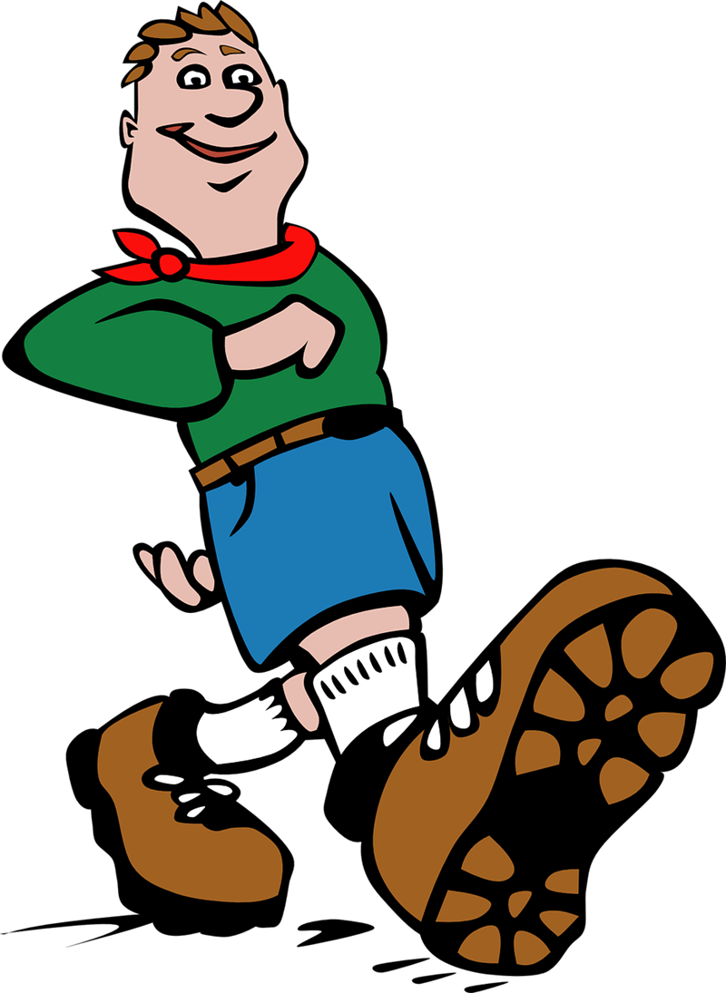 Free To Use &amp, Public Domain Boy Clip Art - Walk Clip Art Png Transparent Png (800x1095), Png Download