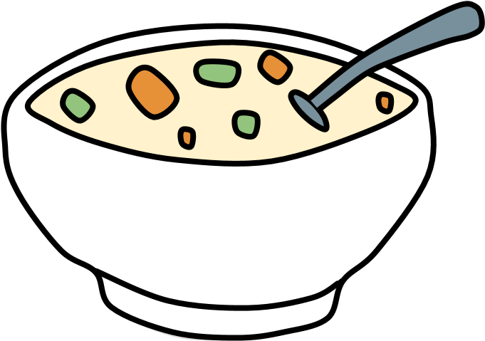 Soup, Broth, Vegetables, Carrots, Celery, White Bowl Clipart (816x1056), Png Download
