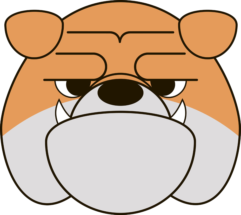 French Bulldog Cartoon Clip Art - Dog Face Cartoon Bulldog - Png Download (1000x892), Png Download