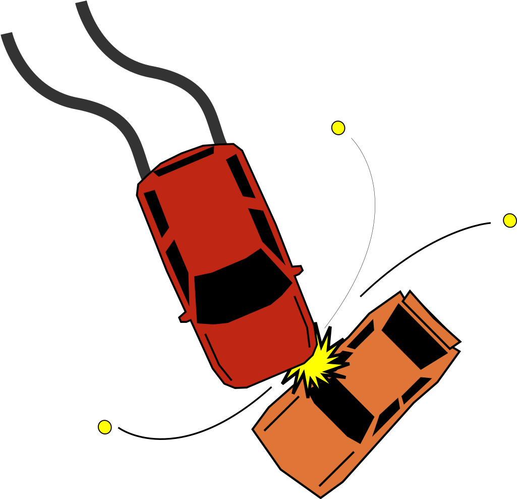 Car Accident Collision Svg Clip Arts - Png Download (1024x1024), Png Download