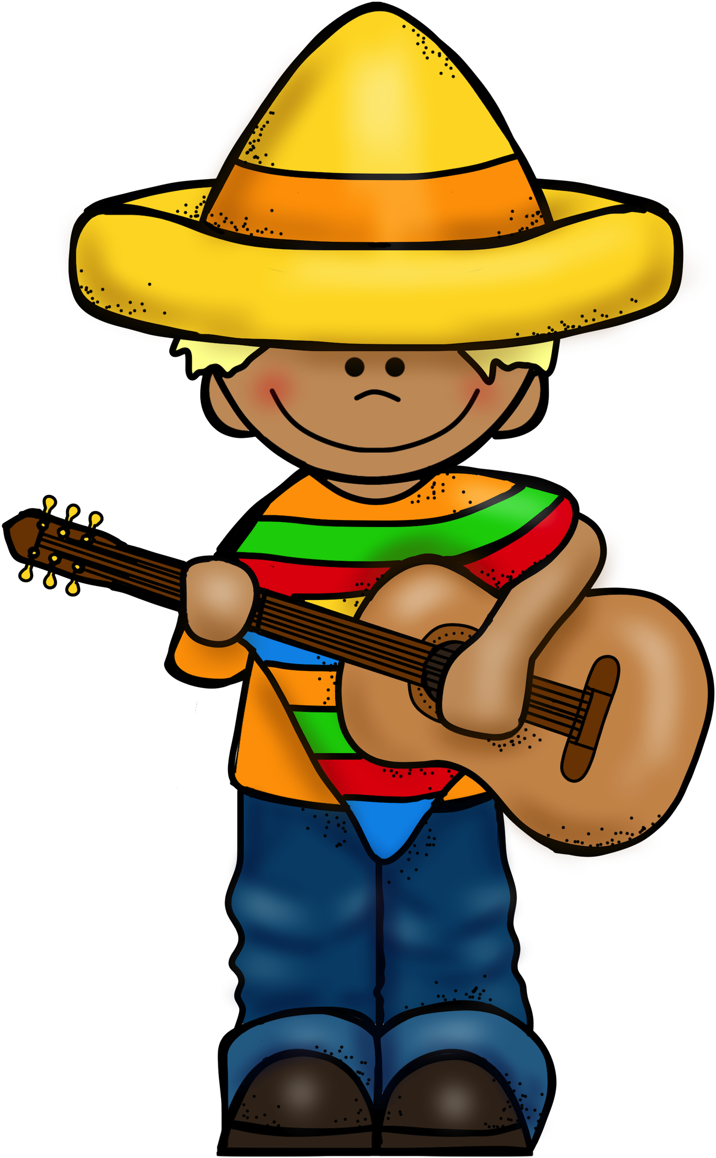 Hispanic Heritage Male Clipart - Png Download (1494x2400), Png Download
