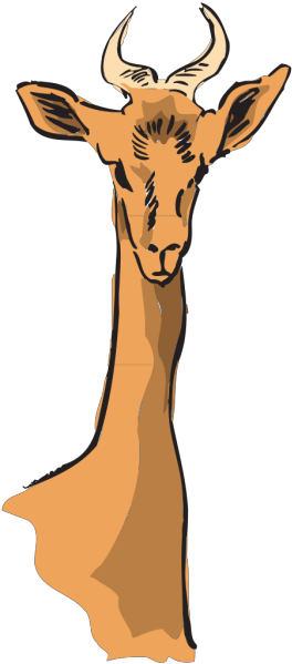 Giraffe Clipart (600x600), Png Download