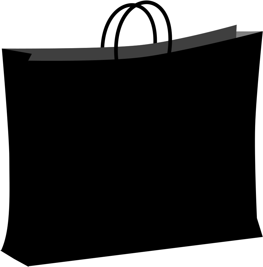Big Shopping Bag Png Clipart (588x596), Png Download