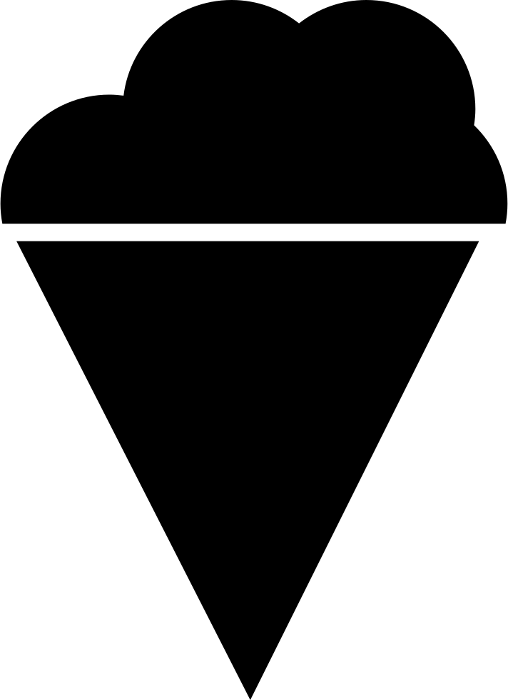 Ice Cream Cone - Heart Clipart (712x980), Png Download