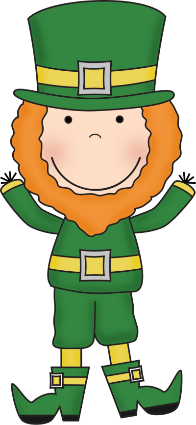 Leprechaun Clipart Black And White Baseball Clipart - Cute Leprechaun Clip Art - Png Download (400x865), Png Download