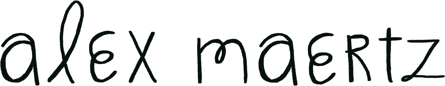 Alex Maertz Logo - Calligraphy Clipart (1667x396), Png Download