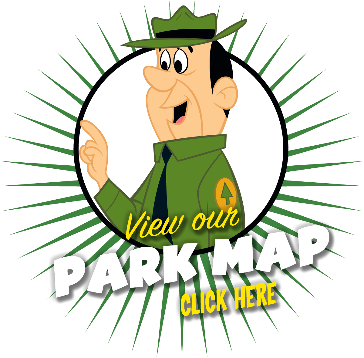 Park Map - Miroir Rotin Clipart (1200x1180), Png Download