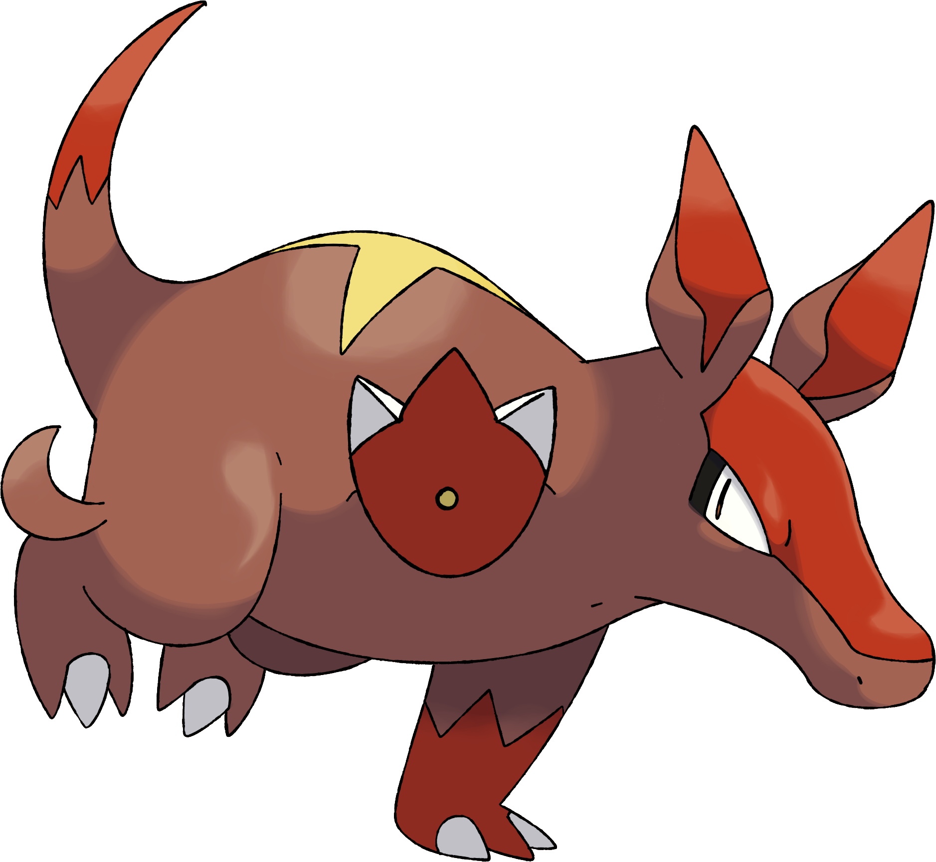 Transparent Aardvark Png - Aardvark Fakemon Clipart (1877x1729), Png Download