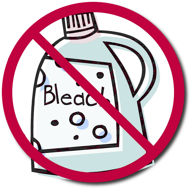 Dangers Of Bleach - No Unhealthy Food Sign Clipart (613x607), Png Download