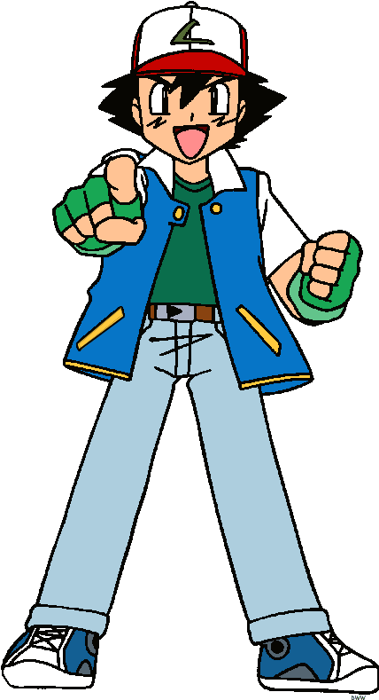 Pokemon Clip Clipart - Pokemon Ash Clip Art - Png Download (430x811), Png Download