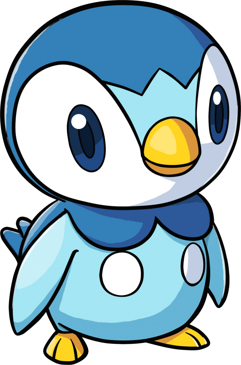 Pokemon Png Image - Piplup Pokemon Clipart (800x1210), Png Download