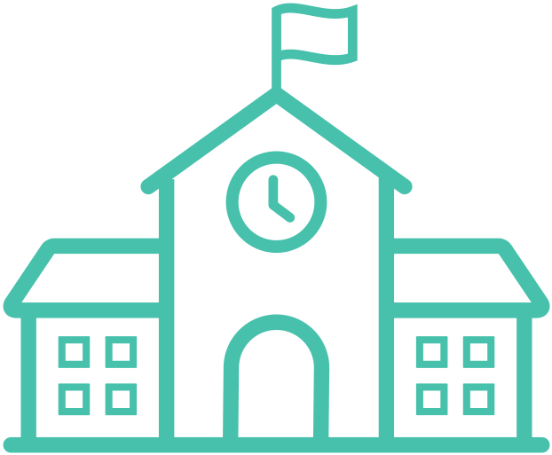 School Icon Png White Clipart (670x700), Png Download