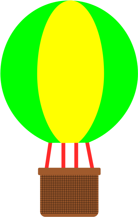 Oh, The Places You"ll Go Hot Air Balloon Clip Art - Clip Art Hot Air Balloon Basket - Png Download (490x800), Png Download