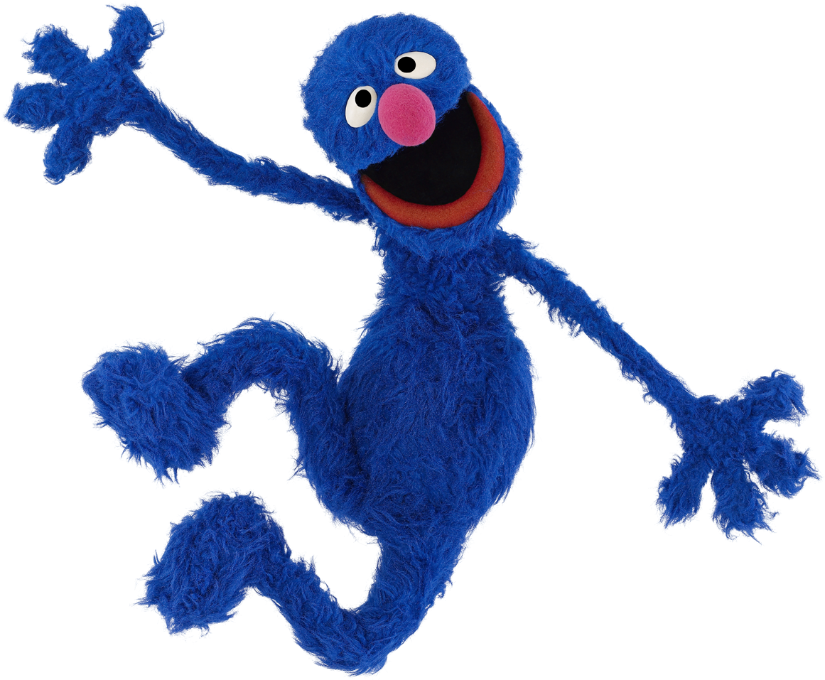 Grover Sesame Street Characters Clipart (1200x1035), Png Download