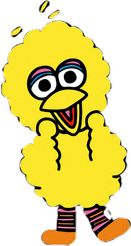 #sesame Street#freetoedit - Cartoon Clipart (424x796), Png Download