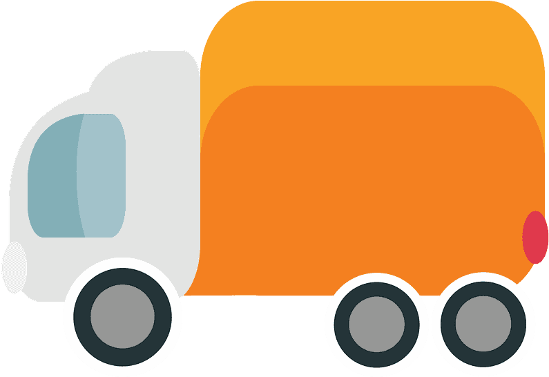 Delivery Truck Emoji Clipart - Png Download (800x800), Png Download