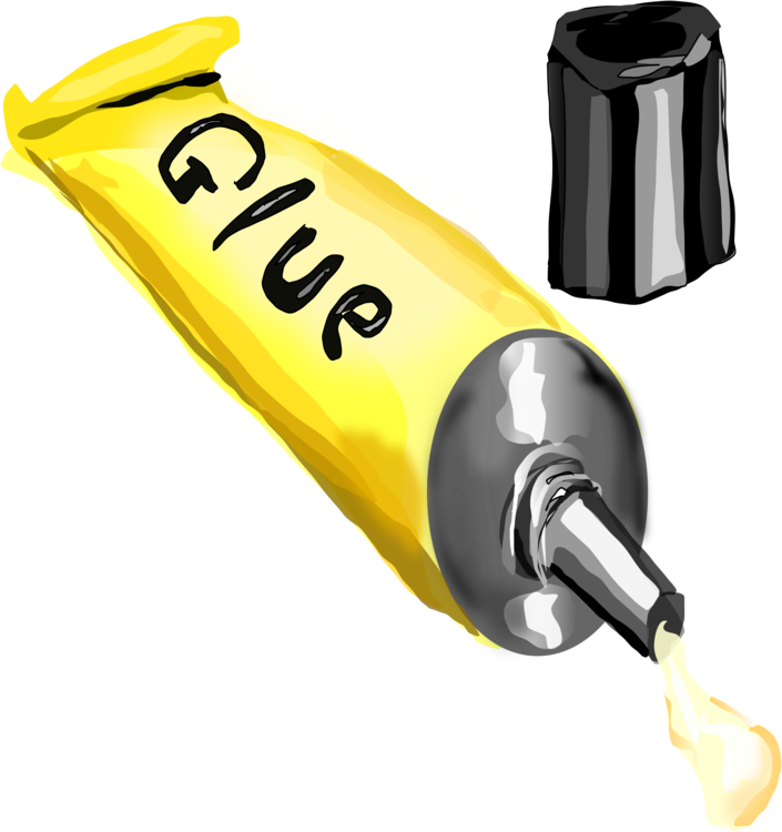 Glue Clip Art - Png Download (705x750), Png Download