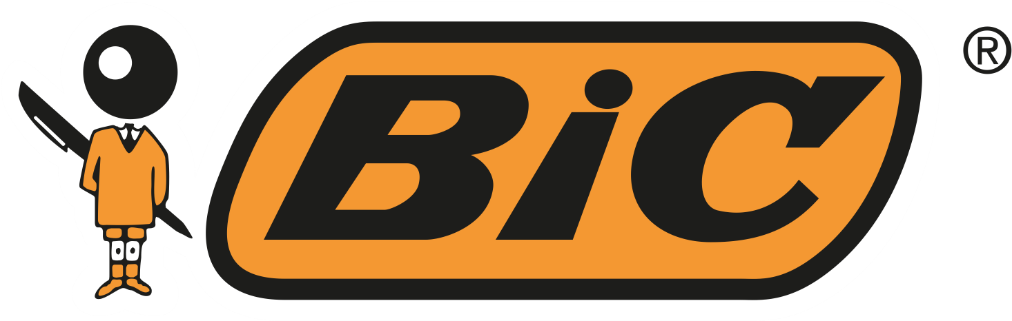 Gallaghers Top Stationers Standard Bic Logo Clipart (1566x691), Png Download
