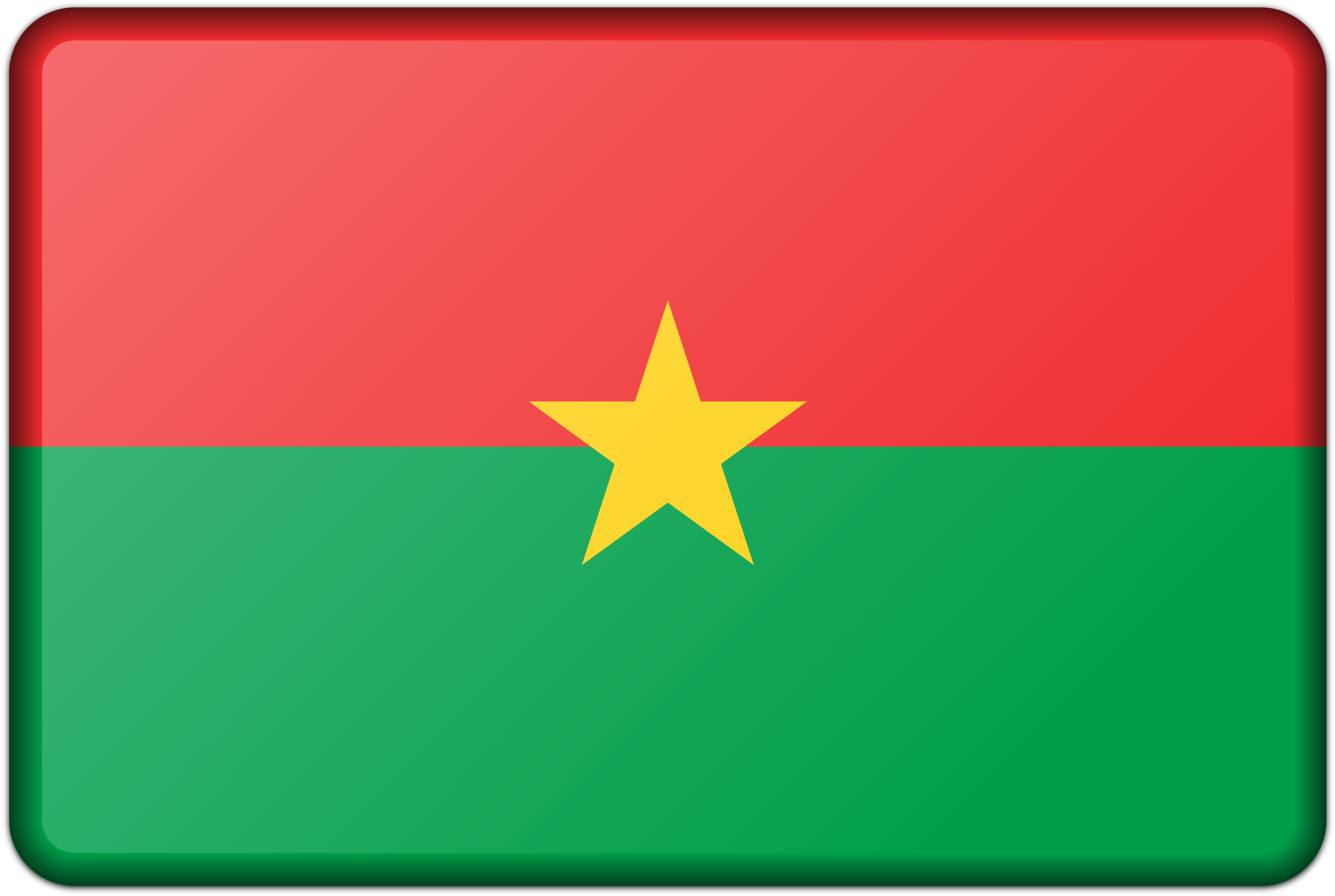 Burkina Faso Flag Clip Arts - Bandeira Dos Camaroes Png Transparent Png (2400x1600), Png Download
