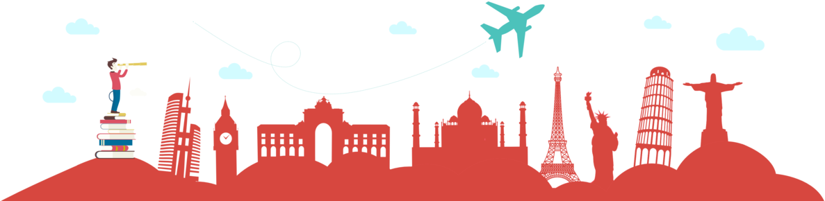 Study Abroad Png Clipart (1200x320), Png Download
