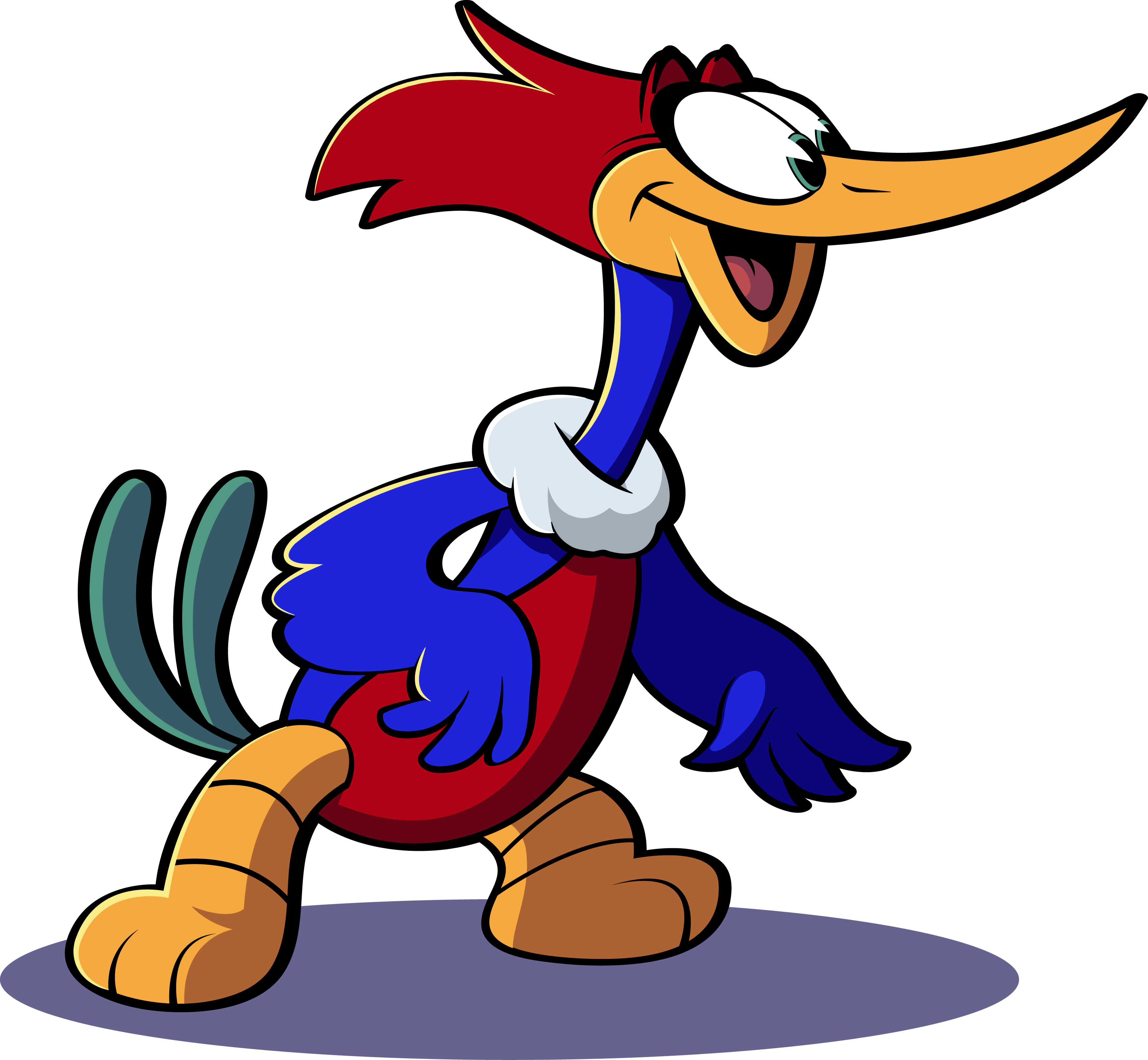 Woody Woodpecker Clipart Svg Transparent Stock Woody - Woody Woodpecker Clipart - Png Download (3485x3218), Png Download