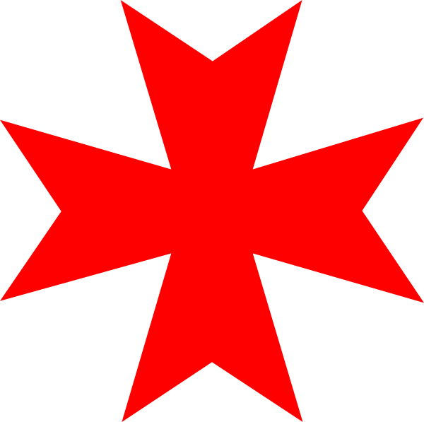 Maltese Cross With Axes Clipart Jpg Transparent Download - Free Maple Leaf Clipart - Png Download (600x597), Png Download