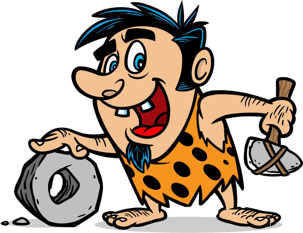 Why Reinvent The Pcb Wheel - Caveman Wheel Clipart - Png Download (1024x1024), Png Download