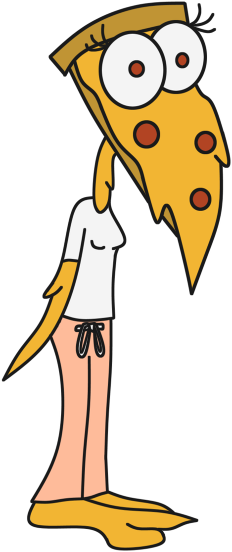 Lisa In Pyjamas - Cartoon Clipart (669x1194), Png Download