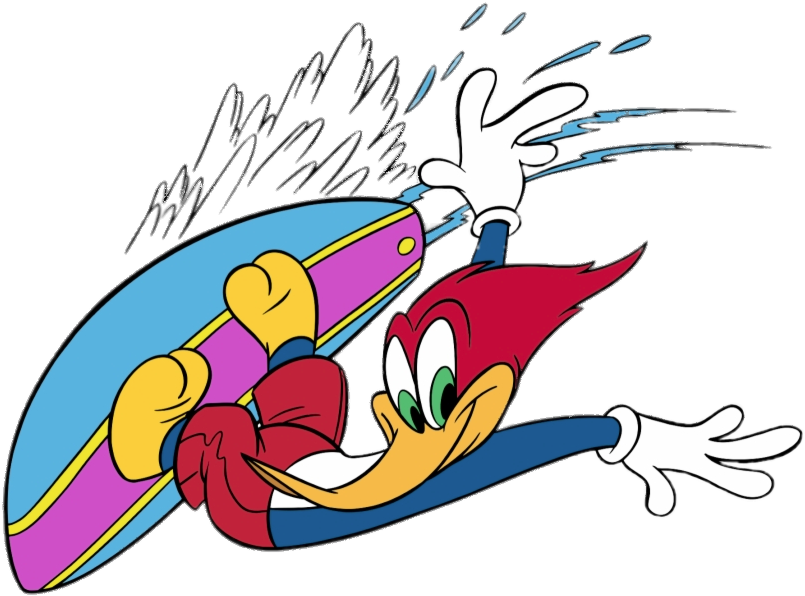 Wopdy Woodpecker Png Clipart (840x661), Png Download