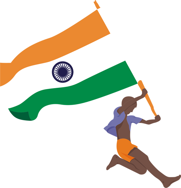 Happy 63rd Independence Day Ghana Clipart (600x626), Png Download